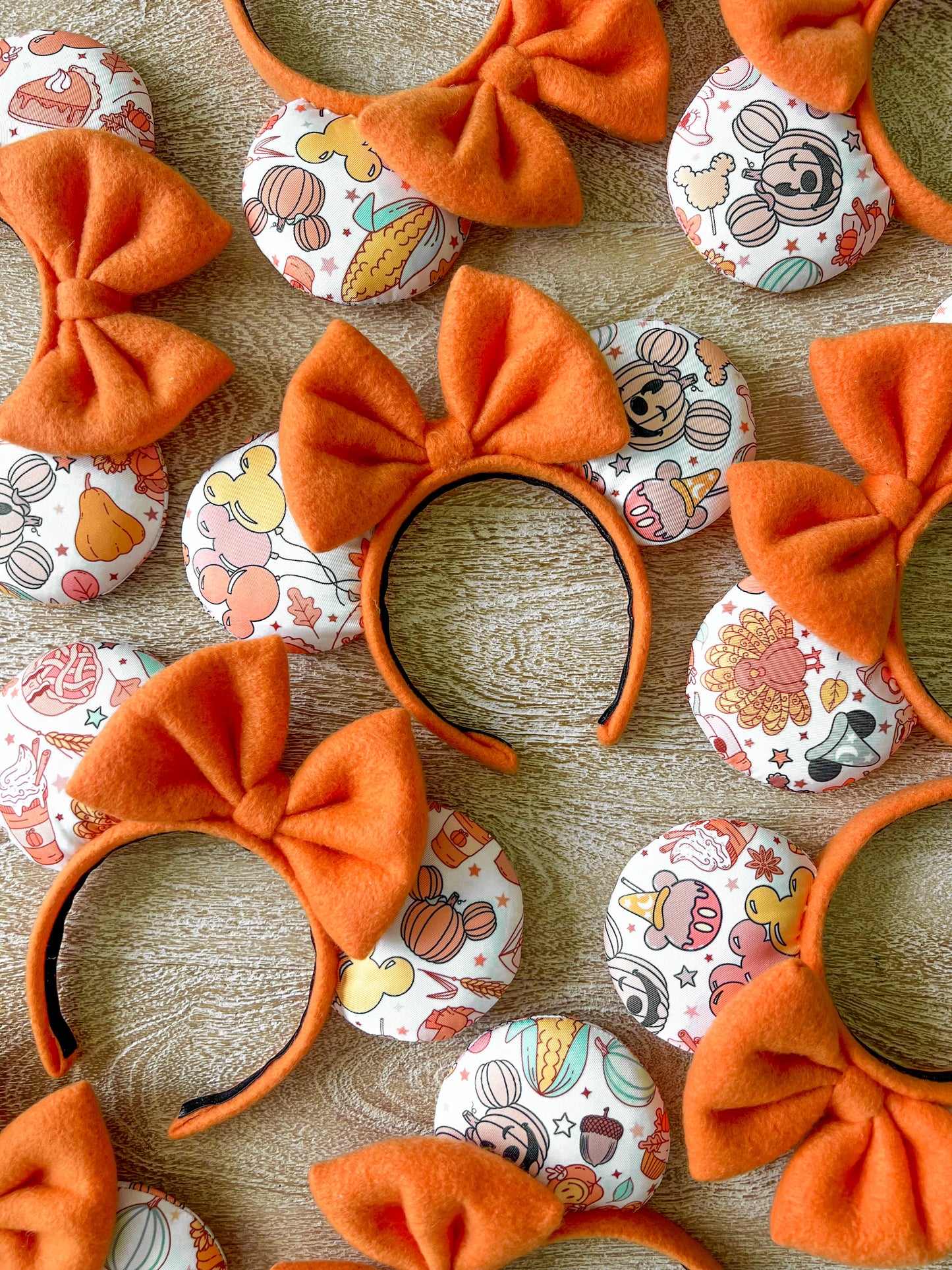 Fall on Mainstreet Ears (you can choose what’s on them, please read description)