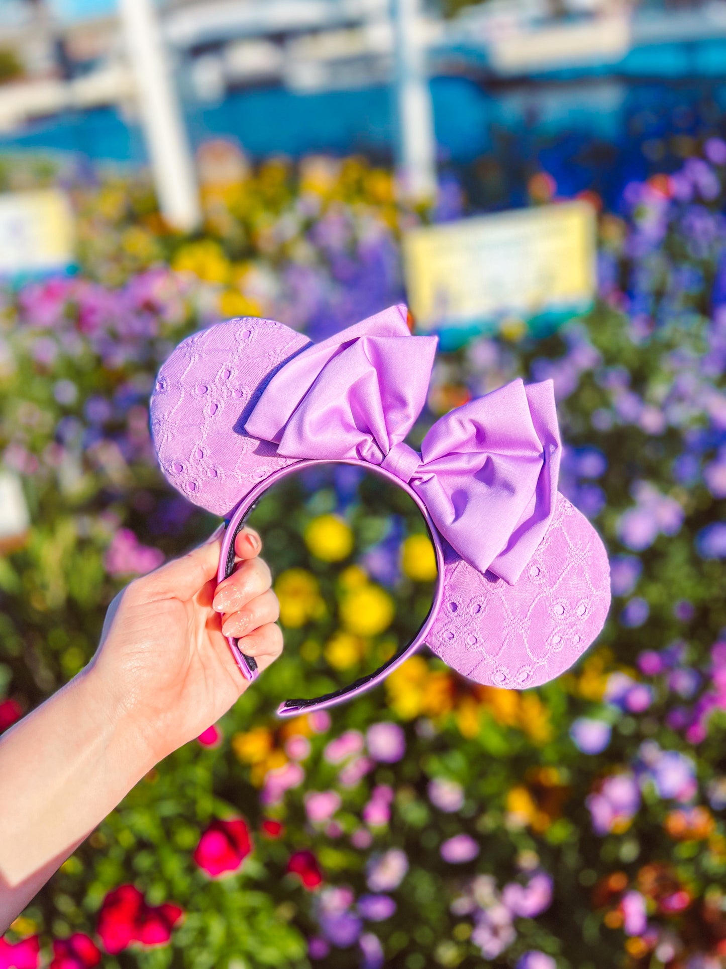 Violet Lemonade Eyelet Ears