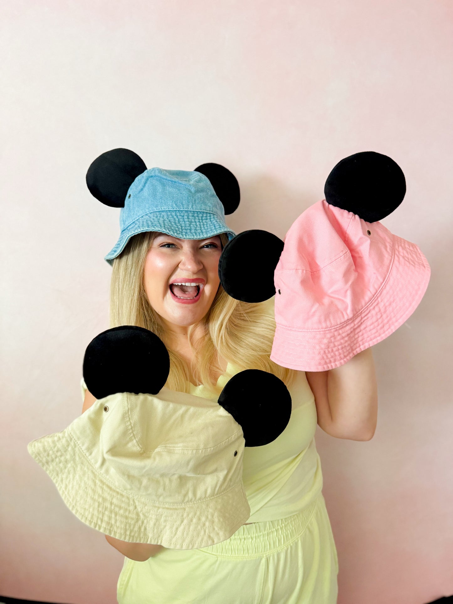 Bucket Hat Mouse Ears! (more colors available)