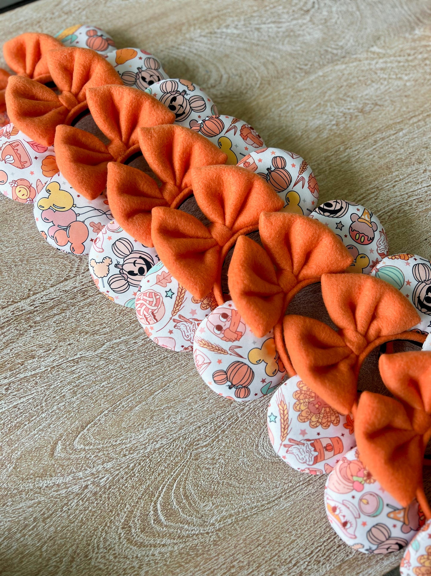 Fall on Mainstreet Ears (you can choose what’s on them, please read description)