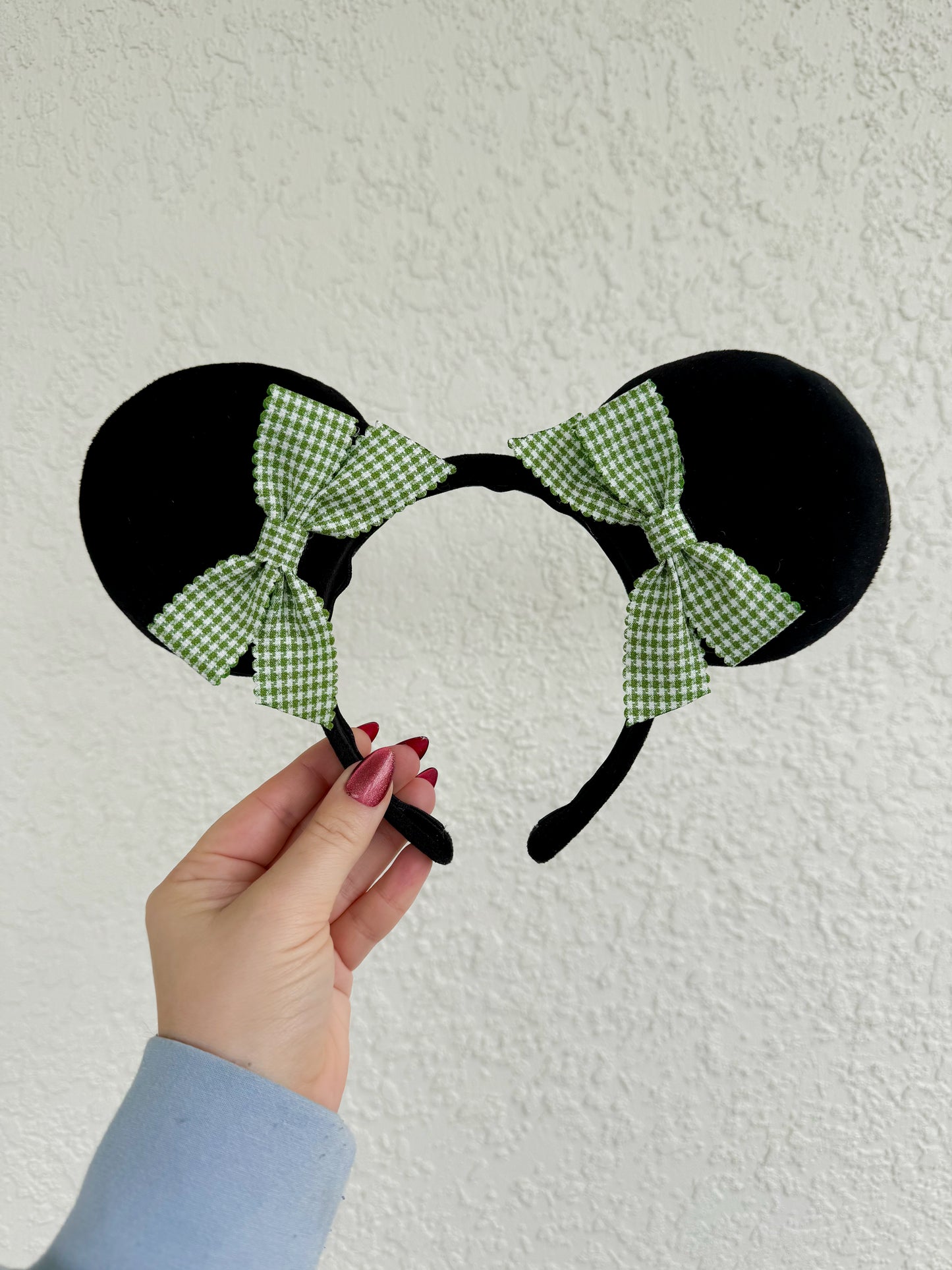 Additional Set of Green Gingham Bows