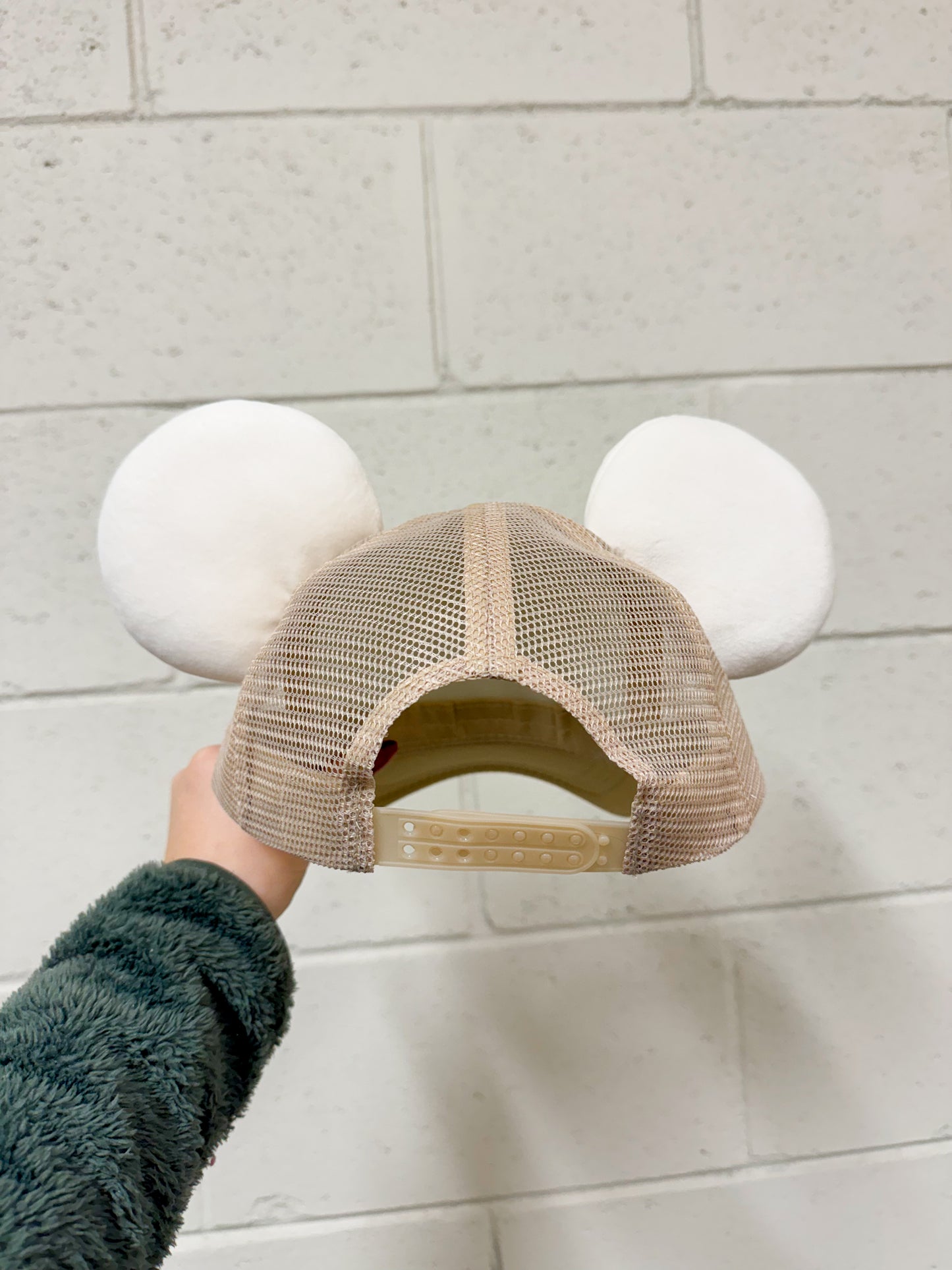 Plain Neutral Trucker Hat with Ivory Ears (Very Limited Edition)