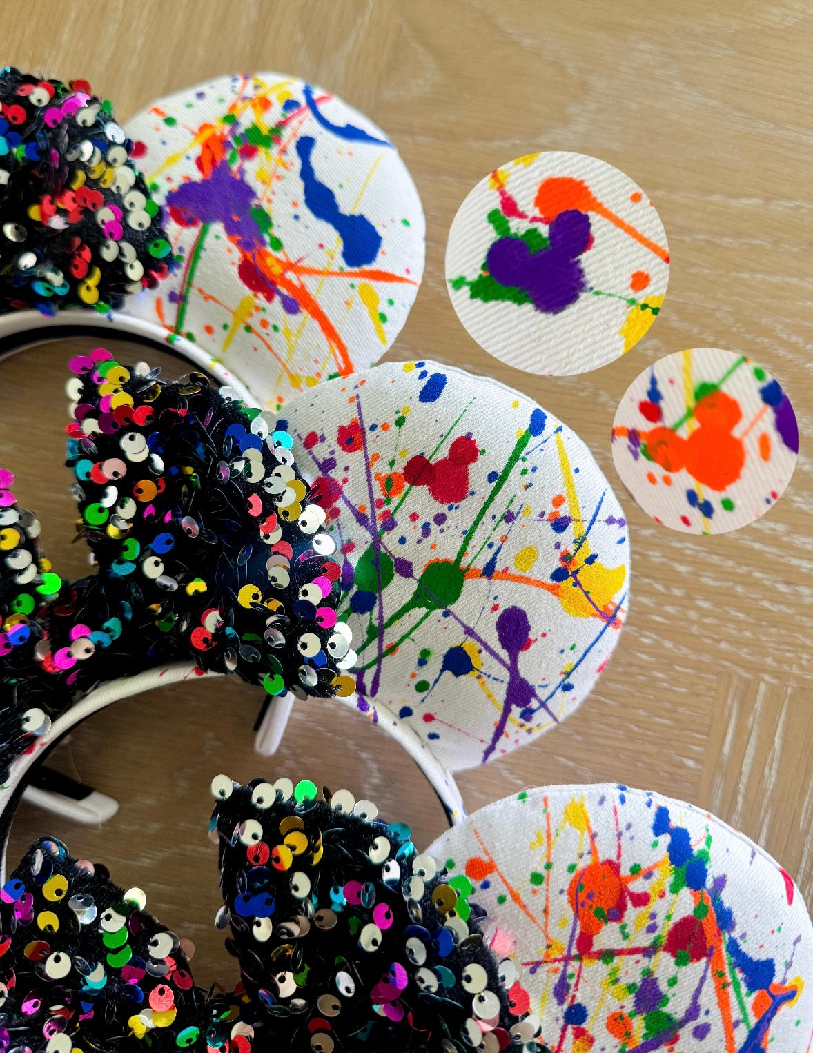Rainbow Splatter Ears (Limited Edition)