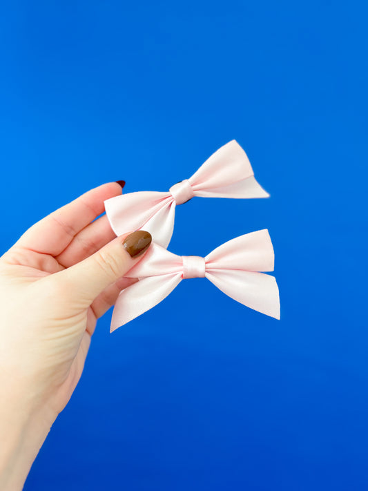 Additional Set of Pink Satin Bows