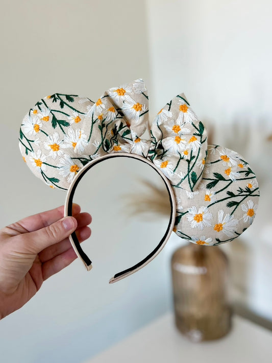 Embroidered Daisies Ears (Limited Edition)