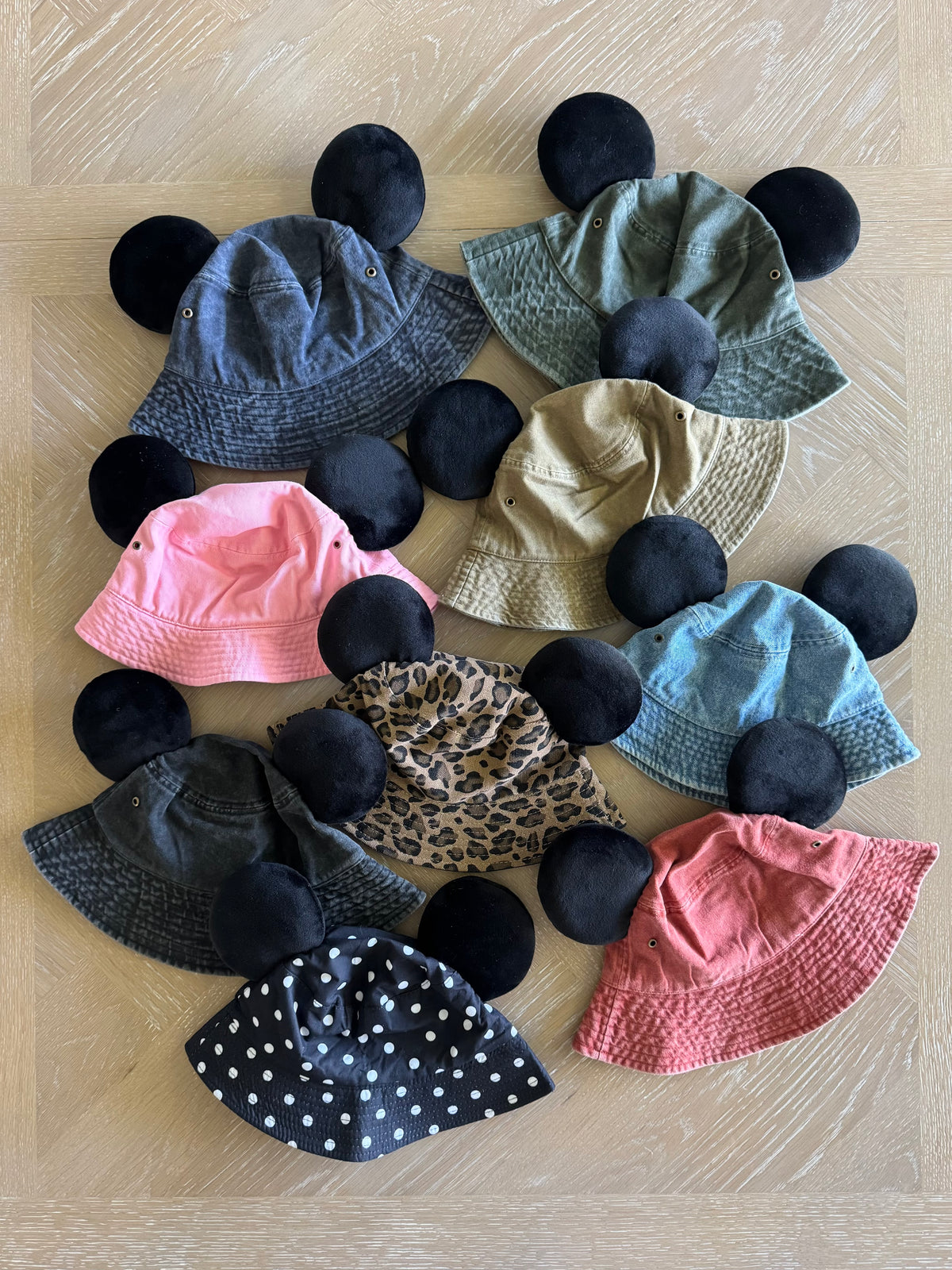 Bucket Hat Mouse Ears! (more colors available)