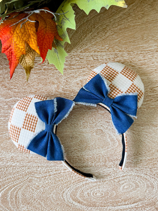 Denim Harvest Ears