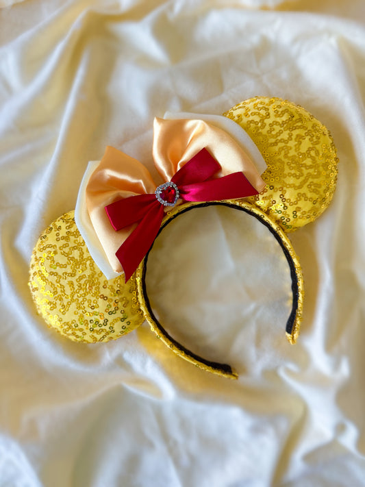 Tale as Old as Time Ears (You can also customize so they are just yellow!)