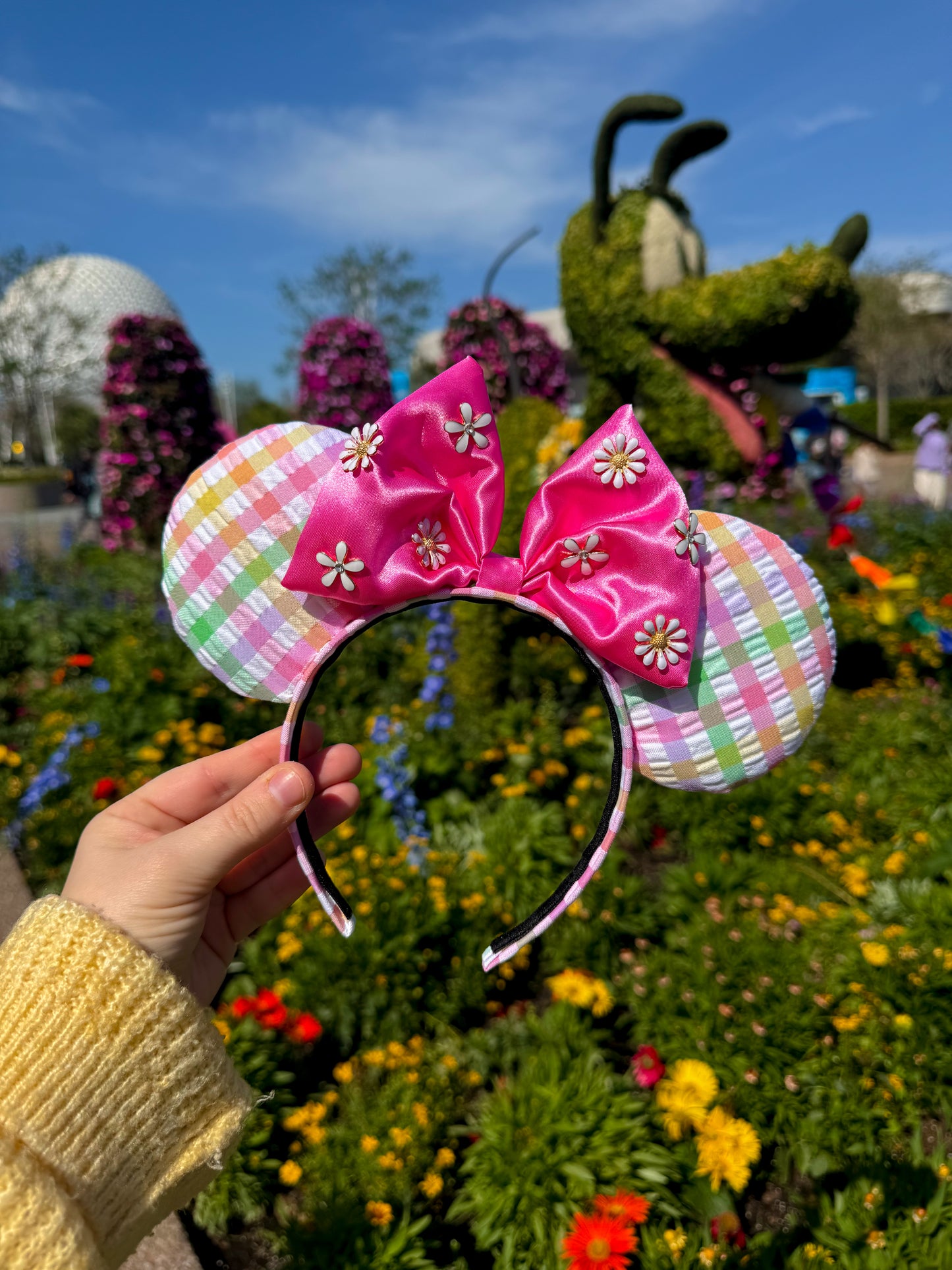 Spring Gingham Ears