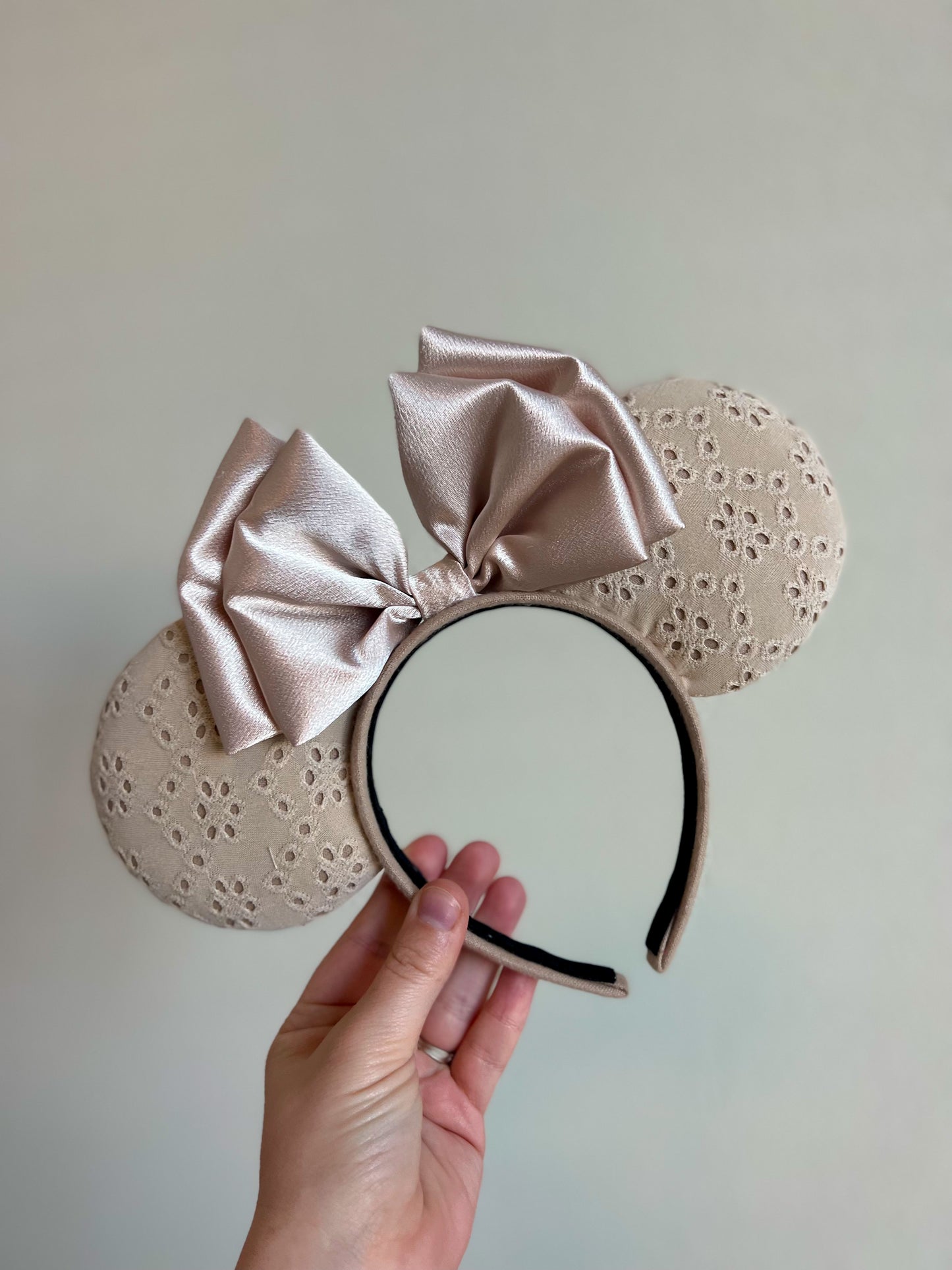Beige Eyelet Ears