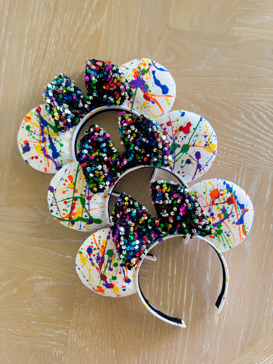 Rainbow Splatter Ears (Limited Edition)