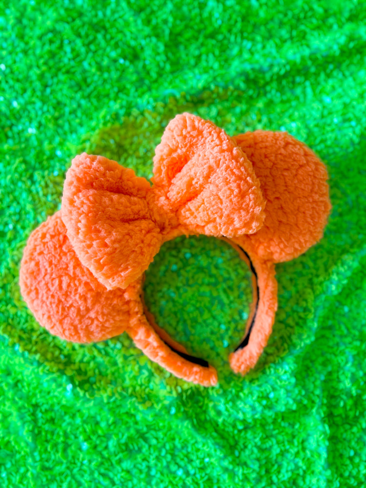 
            
                Load image into Gallery viewer, Neon Orange Sherpa Ears
            
        
